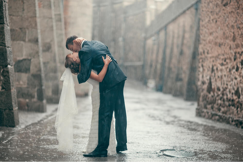 How Rain Can Improve Your Wedding Day