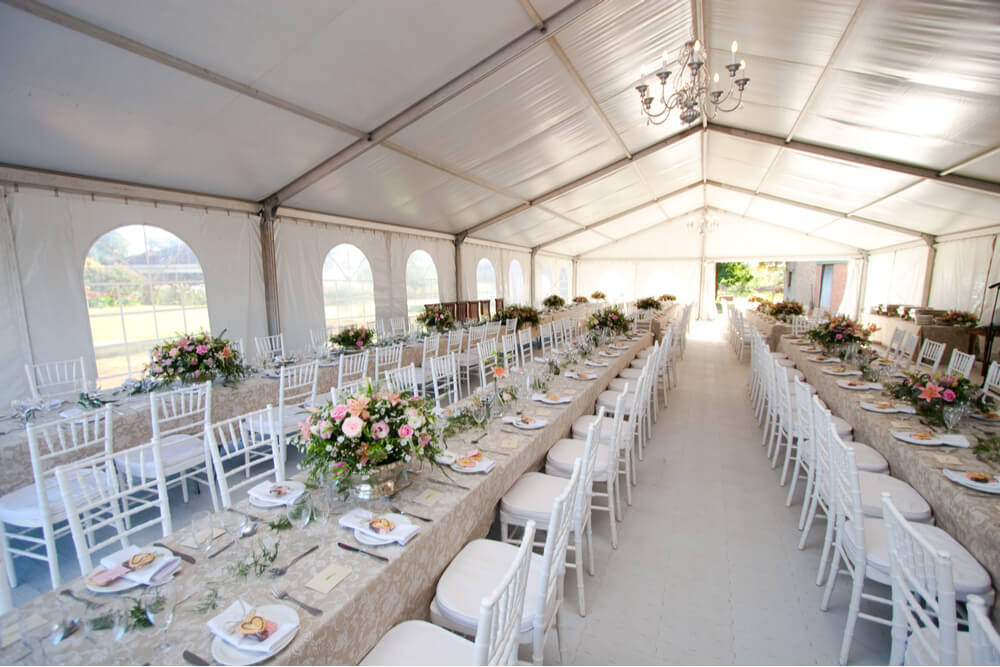 If I Have an Outdoor Summer Wedding, How Can I Keep My Tent Cool?