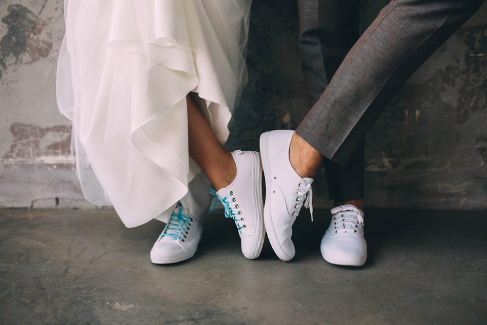6 Reasons to Consider Wearing Sneakers to Your Outdoor Wedding
