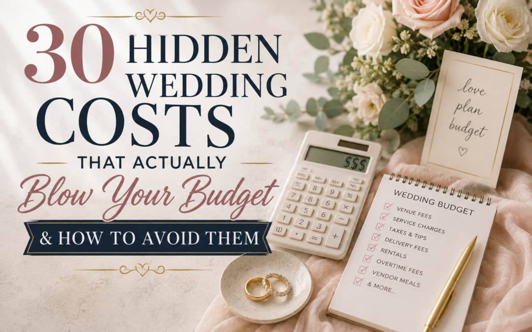 30 Hidden Wedding Costs That Actually Blow Your Budget & How to Avoid Them